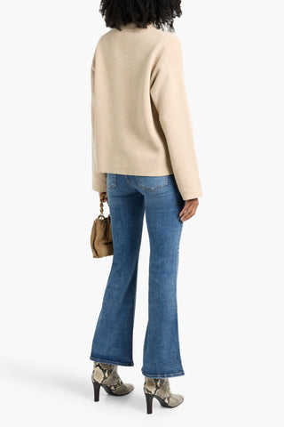FRAME THE ICON MID-RISE FLARED JEANS - Size 23