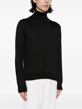 Tom Ford Fine-Knit Turtleneck Sweater in Black