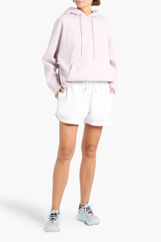 STELLA MCCARTNEY EMBROIDERED FRENCH COTTON-TERRY SHORTS - Size XS