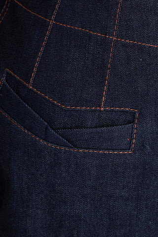 DIANE VON FURSTENBERG HIGH-RISE FLARED JEANS - Size 16