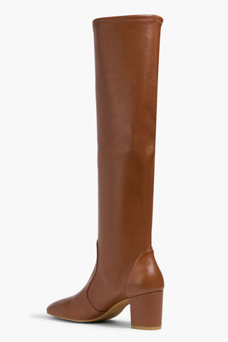 STUART WEITZMAN YULIANA SLOUCH 60 LEATHER KNEE BOOTS - Size 9