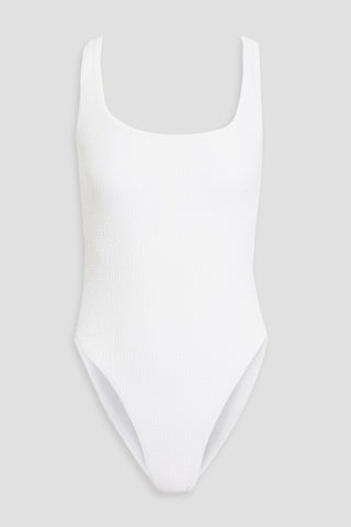 ALEXANDER WANG STRETCH-JACQUARD SWIMSUIT - Size M