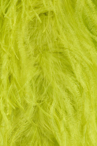 LAPOINTE WRAP-EFFECT FEATHER-TRIMMED SATIN-CREPE MAXI SKIRT - Size 6