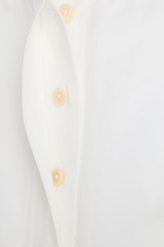 TOTEME COTTON-TWILL SHIRT - Size 34