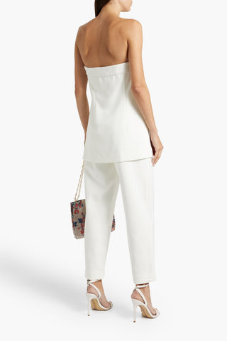 NICHOLAS STRAPLESS CREPE TOP - Size 4