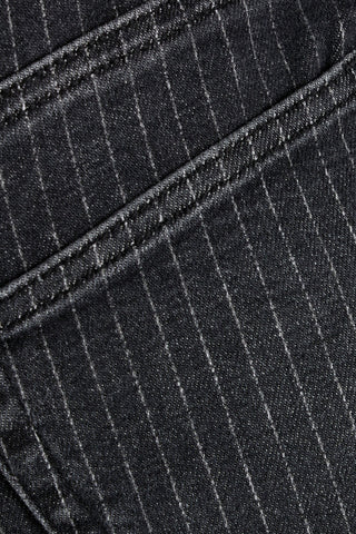 FRAME LE HIGH FLARE PINSTRIPED HIGH-RISE FLARED JEANS - Size 29