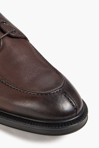 PAUL SMITH LARK BURNISHED LEATHER DERBY SHOES - Size 9