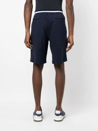 Brunello Cucinelli Cotton Jersey Drawstring Shorts with Contrast Trim