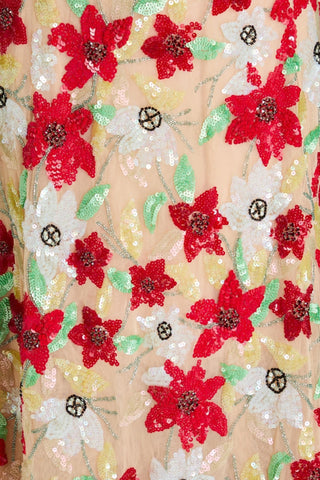 RACHEL GILBERT THEA EMBELLISHED TULLE MAXI DRESS - Size 1