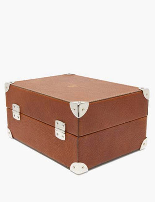 Brunello Cucinelli Grain Leather Corner-Reinforced Keepsake Box