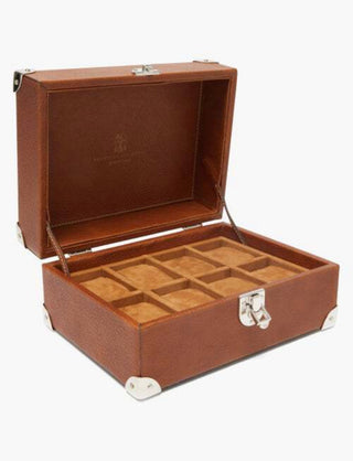 Brunello Cucinelli Grain Leather Corner-Reinforced Keepsake Box