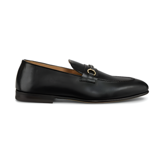 Brunello Cucinelli Mens Horsebit Black Loafers