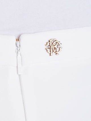 ROBERTO CAVALLI Stretch-Knit Pintuck Slim Trousers