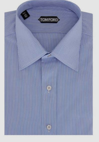 Tom Ford Mens Medium Blue Dress Shirt