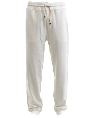 Brunello Cucinelli Cotton Drawstring Sweatpants White
