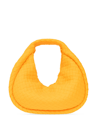 Bottega Veneta Padded Intrecciato Leather Hobo Bag Yellow