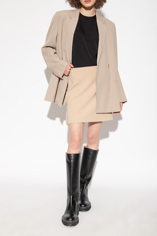 Proenza Schouler Smooth Leather Lug Sole Knee-High Boots
