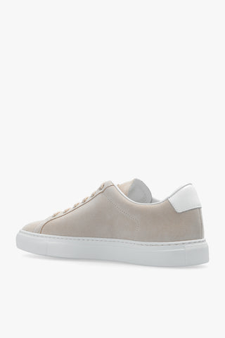 Common Projects Suede and Leather Low-Top Sneakers Nude