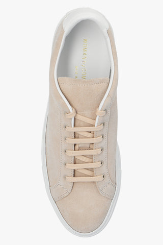 Common Projects Suede and Leather Low-Top Sneakers Nude
